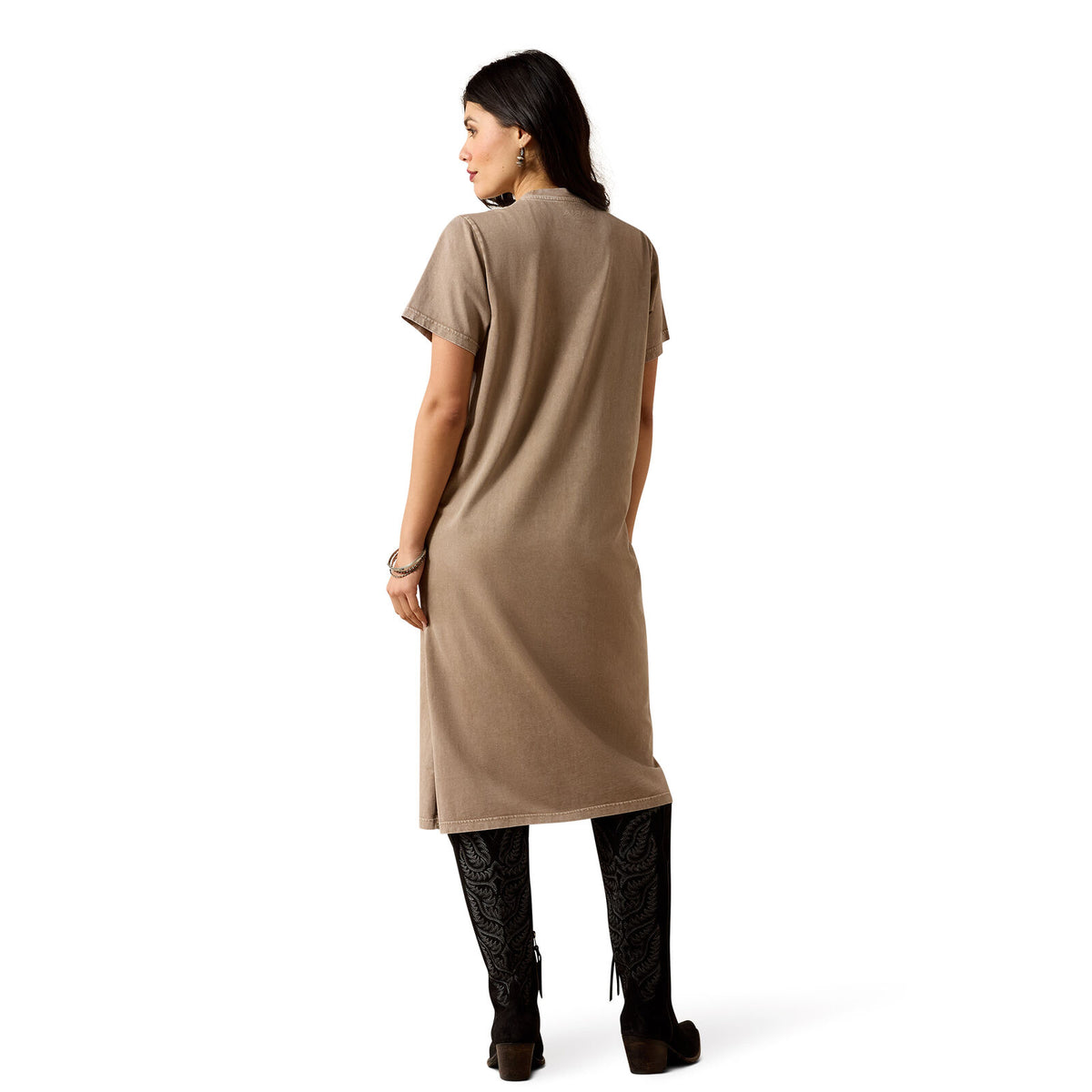 Ariat Womens Bandito Dress (10071652) Taupe Mineral Wash