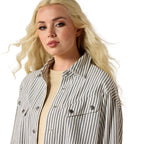 Ariat Womens Charleston L/S Shirt (10071638) Twill Stripe