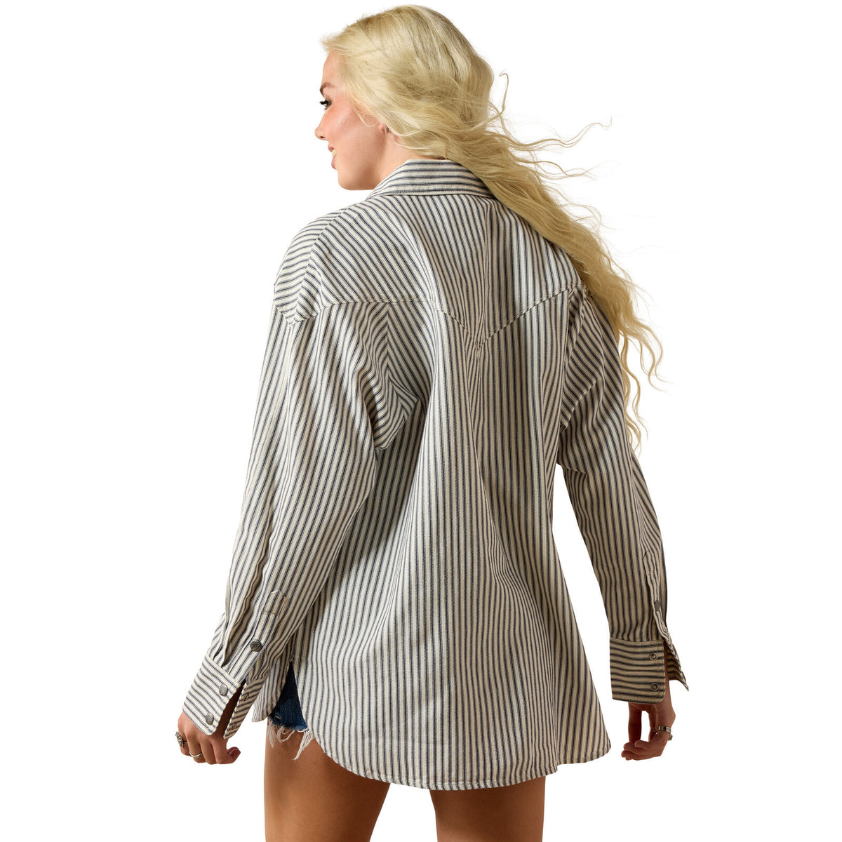 Ariat Womens Charleston L/S Shirt (10071638) Twill Stripe