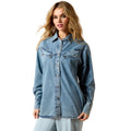 Ariat Womens Charleston L/S Shirt (10071637) Indigo Wash