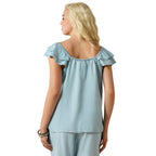 Ariat Womens Lynn Sleeveless Top (10071135) Indigo Wash