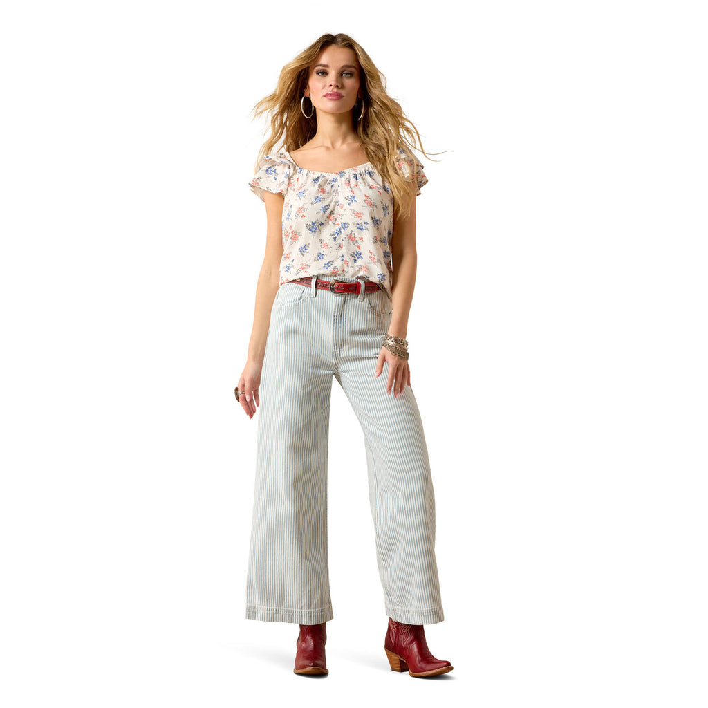 Ariat Womens Lynn Sleeveless Top (10071134) Floral Print