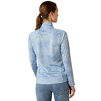 Ariat Womens Sunstopper 3.0 1/4 Zip L/S Base Layer Shirt (10071452) St. Tropez Mirage Print