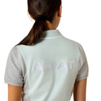 Ariat Womens Taryn S/S Polo (10071767) Starlight/Heather Grey