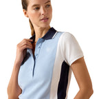 Ariat Womens Taryn S/S Polo (10071768) St. Tropez/White