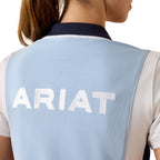 Ariat Womens Taryn S/S Polo (10071768) St. Tropez/White