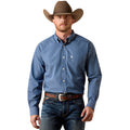Ariat Mens Wrinkle Free Canyon Classic Fit L/S Shirt (10071746) Ensign Blue Plaid