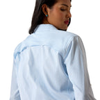 Ariat Womens Venttek L/S Shirt (10071140) Nantucket Breeze Railroad Stripe
