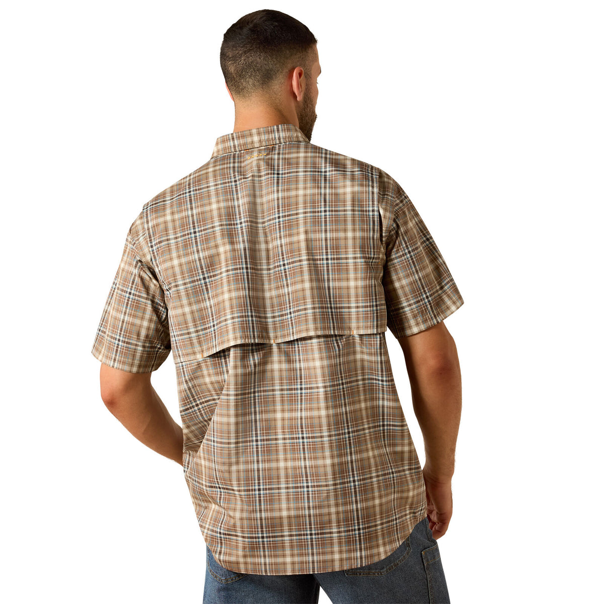 Ariat Mens Rebar Made Tough Venttek Durastretch S/S Work Shirt (10071544) Pinecone