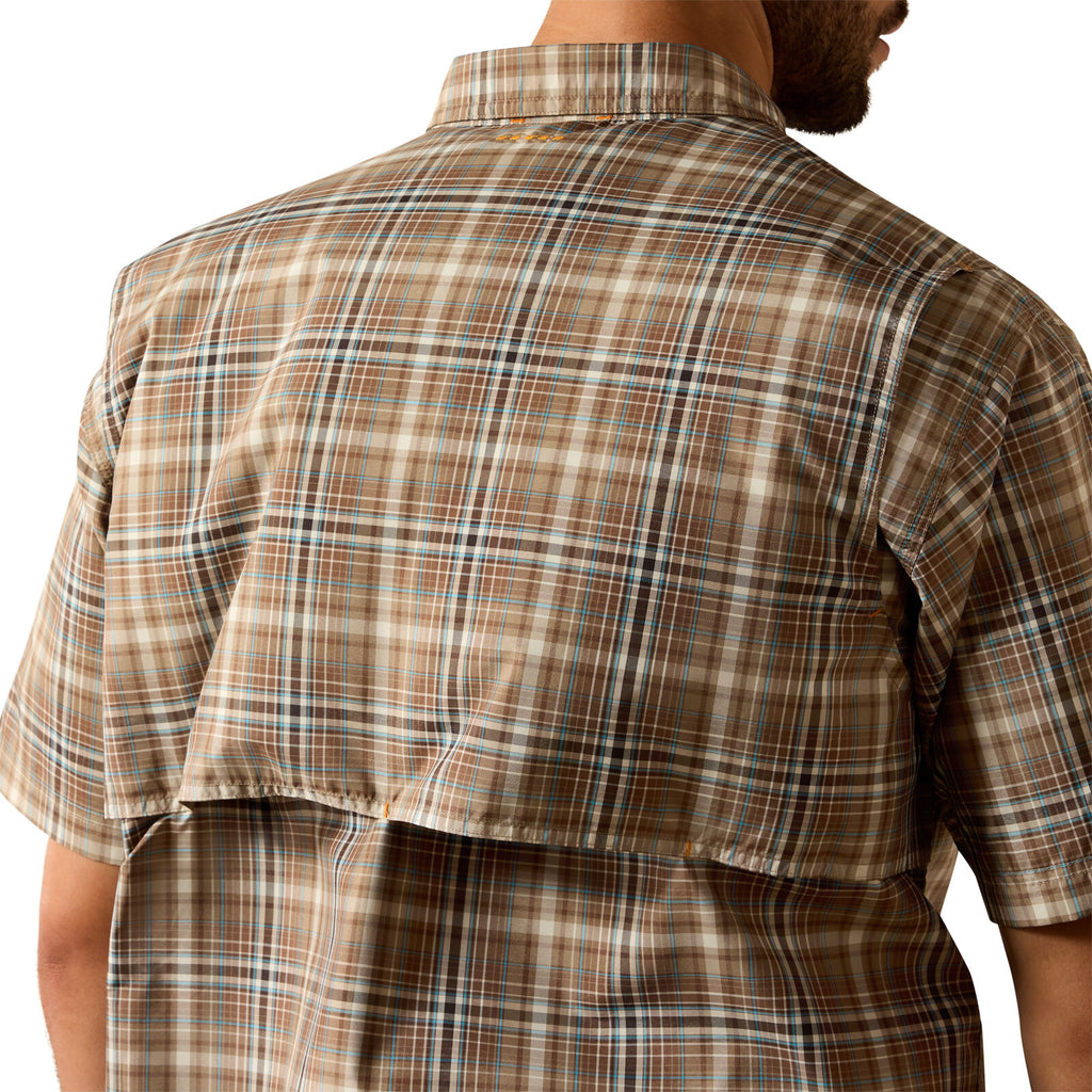 Ariat Mens Rebar Made Tough Venttek Durastretch S/S Work Shirt (10071544) Pinecone