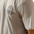 Ariat Mens Rebar Cotton Strong Hardhead S/S Tee (10071286) Limestone