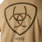 Ariat Mens Rebar Heat Fighter Tool S/S Tee (10071315) Greige