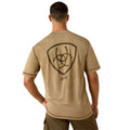Ariat Mens Rebar Heat Fighter Tool S/S Tee (10071315) Greige