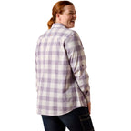 Ariat Womens Rebar Made Tough Durastretch L/S Work Shirt (10071564) Thistle