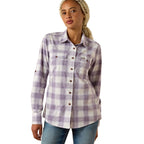 Ariat Womens Rebar Made Tough Durastretch L/S Work Shirt (10071564) Thistle