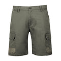 Jonsson Mens ActionFit Twill Stretch Shorts (S1702R) Charcoal [GD]