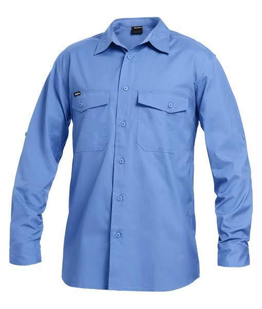KingGee Workcool 2 L/S Shirt (K14820) Sky [AD]