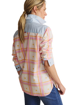 S.Kidman Womens Spencer Full Button L/S Print Shirt (1SHW00028) Pale Pink