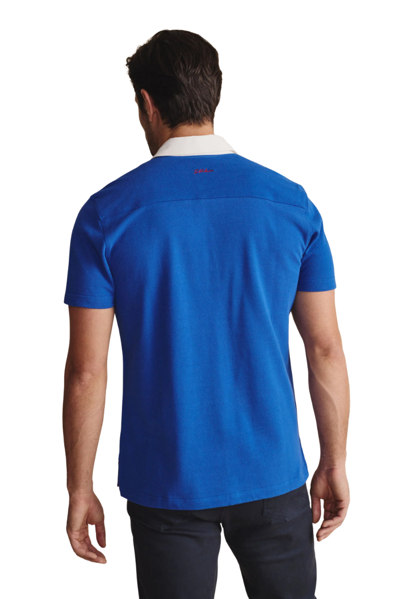 S.Kidman Mens Fitzroy Polo (1POM00009) Mid Blue