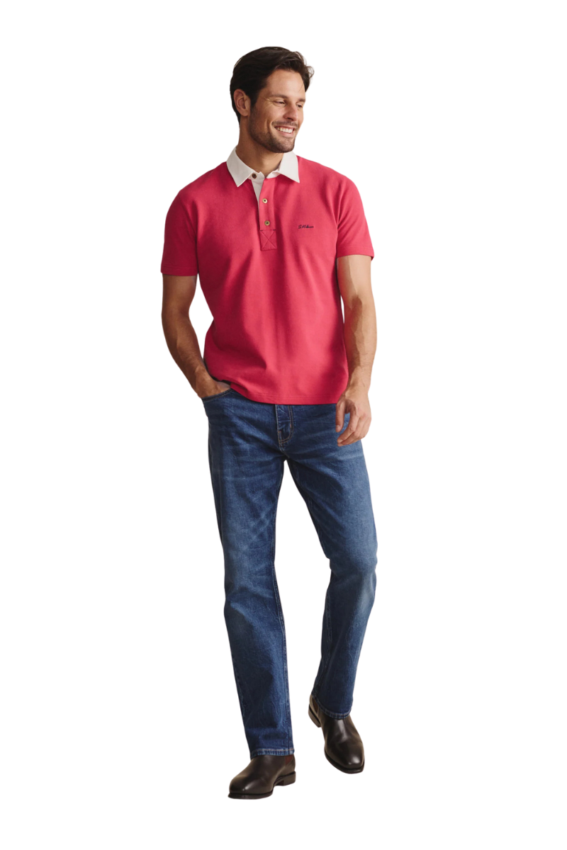 S.Kidman Mens Fitzroy Polo (1POM00009) Red