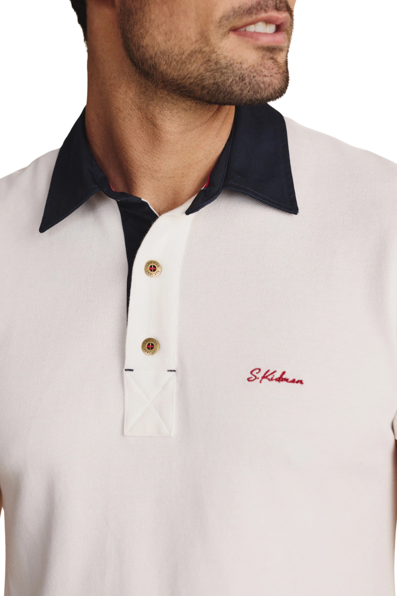 S.Kidman Mens Fitzroy Polo (1POM00009) White