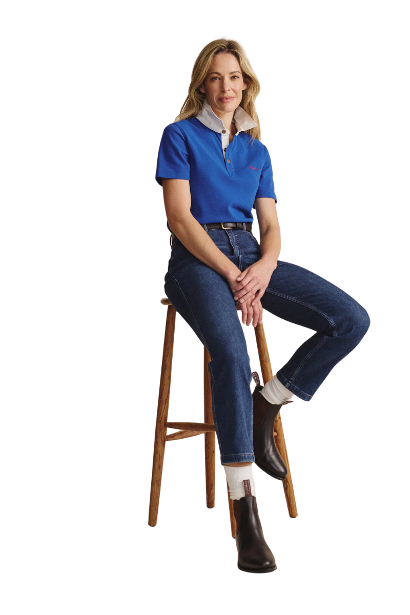 S.Kidman Womens Tuli Polo (1POW00011) Mid Blue