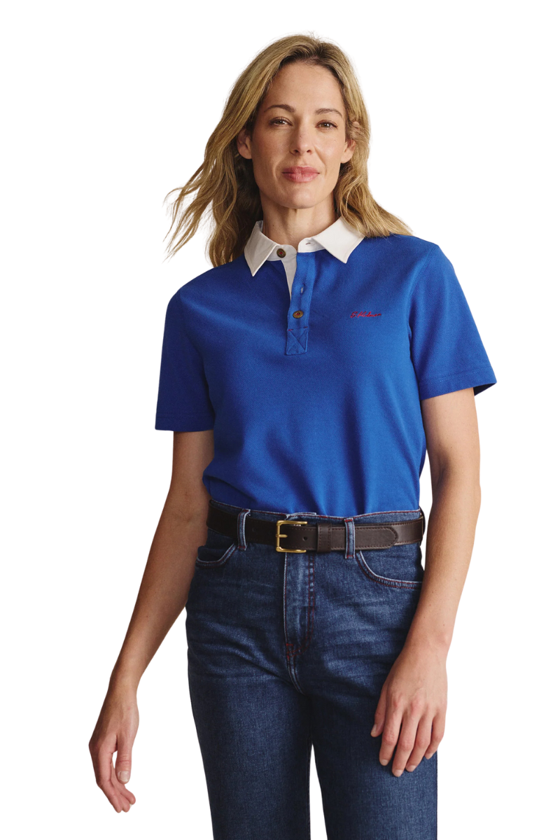 S.Kidman Womens Tuli Polo (1POW00011) Mid Blue
