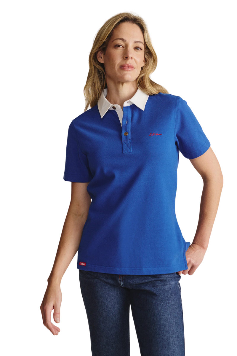 S.Kidman Womens Tuli Polo (1POW00011) Mid Blue