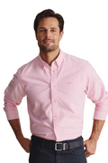S.Kidman Mens Aberdeen Full Button L/S Dress Shirt (1SHM00001) Pale Pink