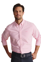 S.Kidman Mens Aberdeen Full Button L/S Dress Shirt (1SHM00001) Pale Pink