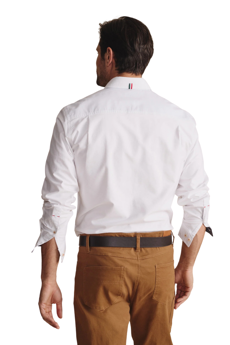 S.Kidman Mens Aberdeen Full Button L/S Dress Shirt (1SHM00001) White