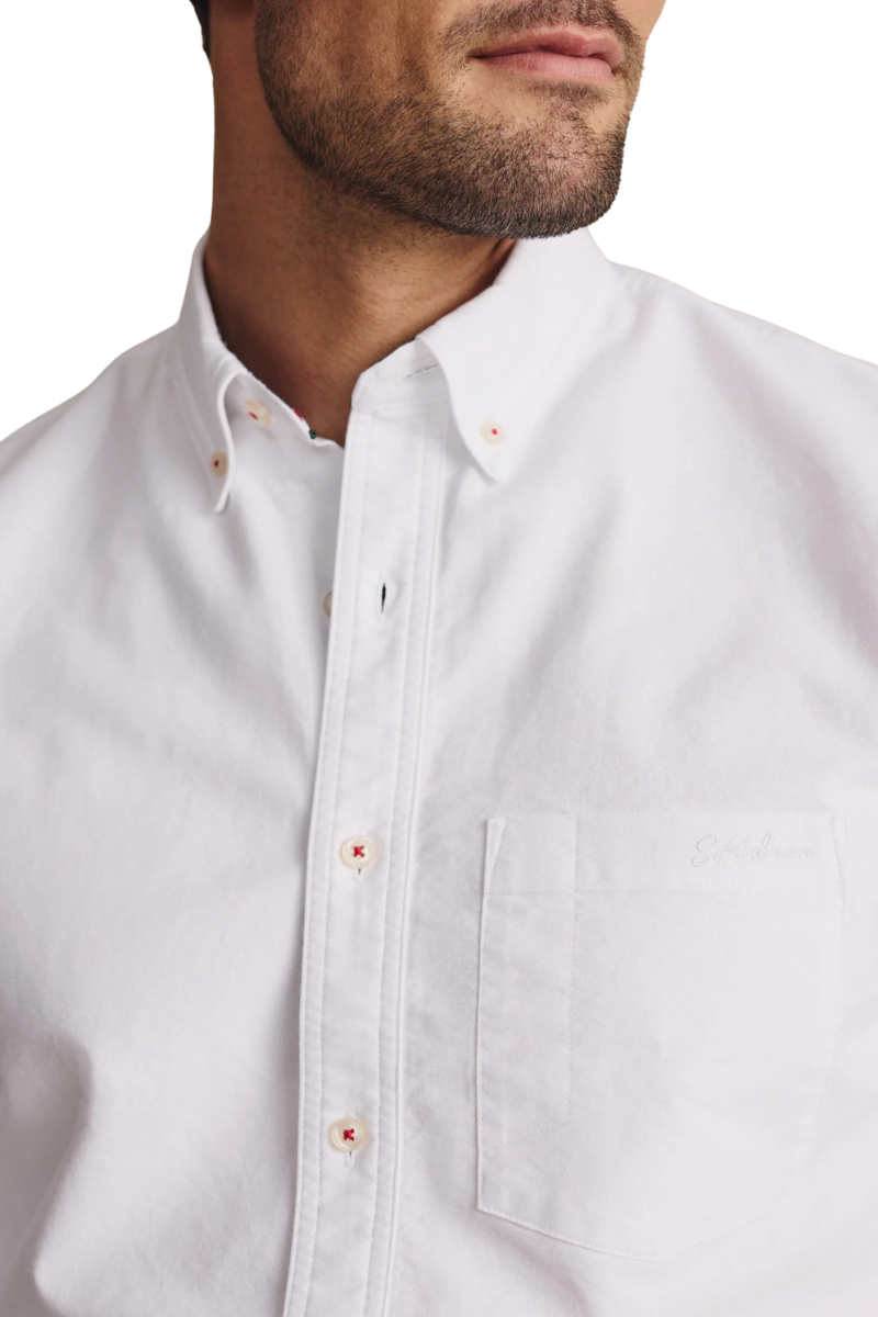 S.Kidman Mens Aberdeen Full Button L/S Dress Shirt (1SHM00001) White