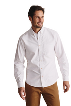 S.Kidman Mens Aberdeen Full Button L/S Dress Shirt (1SHM00001) White