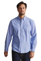 S.Kidman Mens Galston Full Button L/S Dress Shirt (1SHM00006) Blue