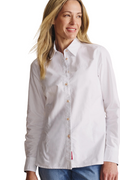 S.Kidman Womens Lennard Full Button L/S Dress Shirt (1SHW00015) White