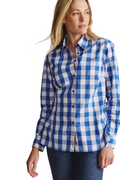 S.Kidman Womens Redbank Full Button L/S Dress Shirt (1SHW00016) Mid Blue