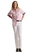 S.Kidman Womens Capertee Full Button L/S Print Shirt (1SHW00017) Pink