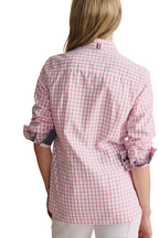 S.Kidman Womens Capertee Full Button L/S Print Shirt (1SHW00017) Pink