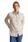 S.Kidman Womens Spencer Full Button L/S Work Shirt (1SHW00132) Stone