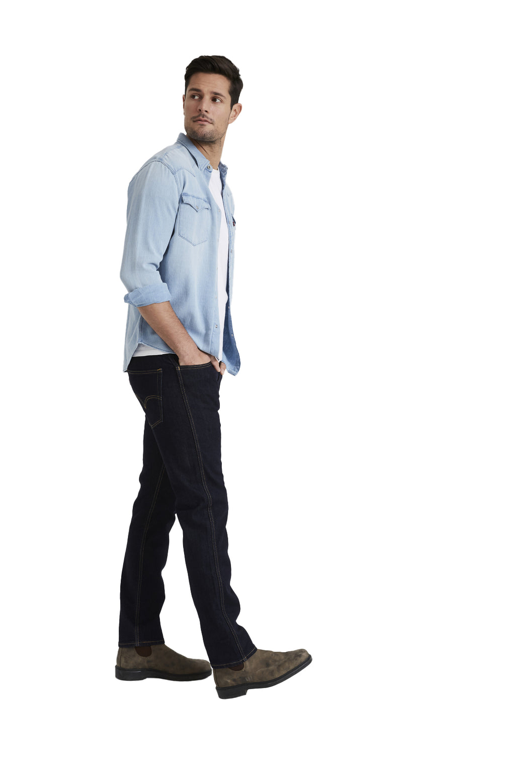 Levi's Mens 511 Workwear Slim Fit Jeans (58830-0000) Indigo Rinse