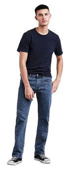 Levi's Mens 501 Original Straight Fit Jeans (00501-0193) Medium Stonewash