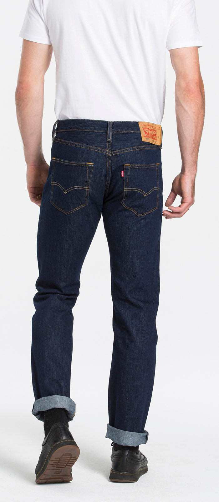 Levi's Mens 501 Original Straight Fit Jeans (00501-0115) Rinse