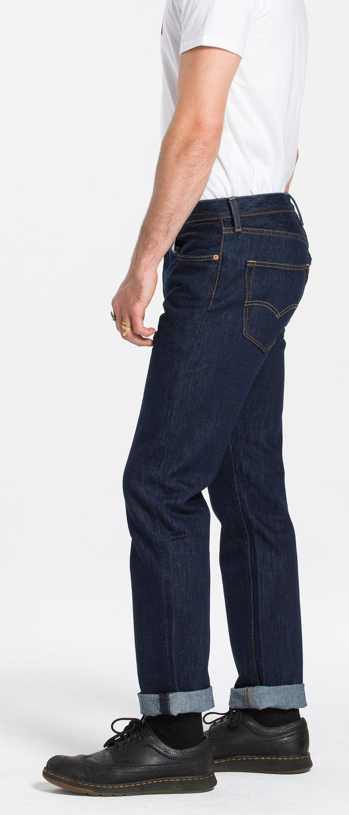 Levi's Mens 501 Original Straight Fit Jeans (00501-0115) Rinse