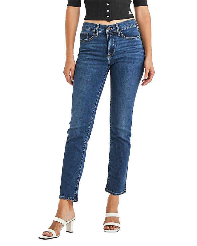Levi's Womens 314 Shaping Straight Jeans (19631-0161) Blue Wave Dark