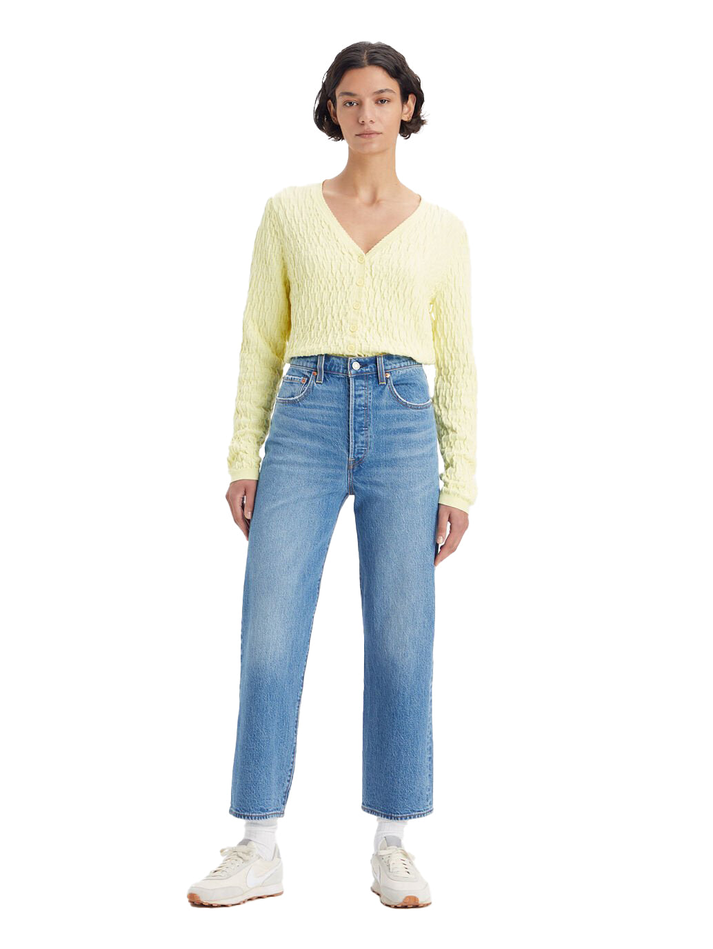 Levi's Womens Ribcage Straight Ankle Jeans (72693-0177) Dance Around