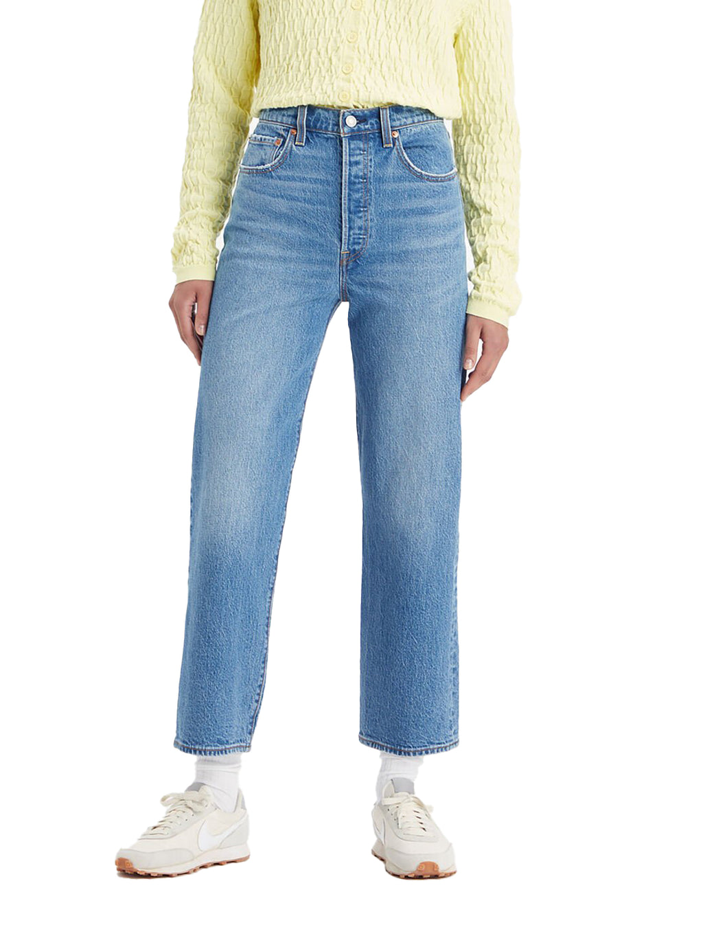 Levi's Womens Ribcage Straight Ankle Jeans (72693-0177) Dance Around