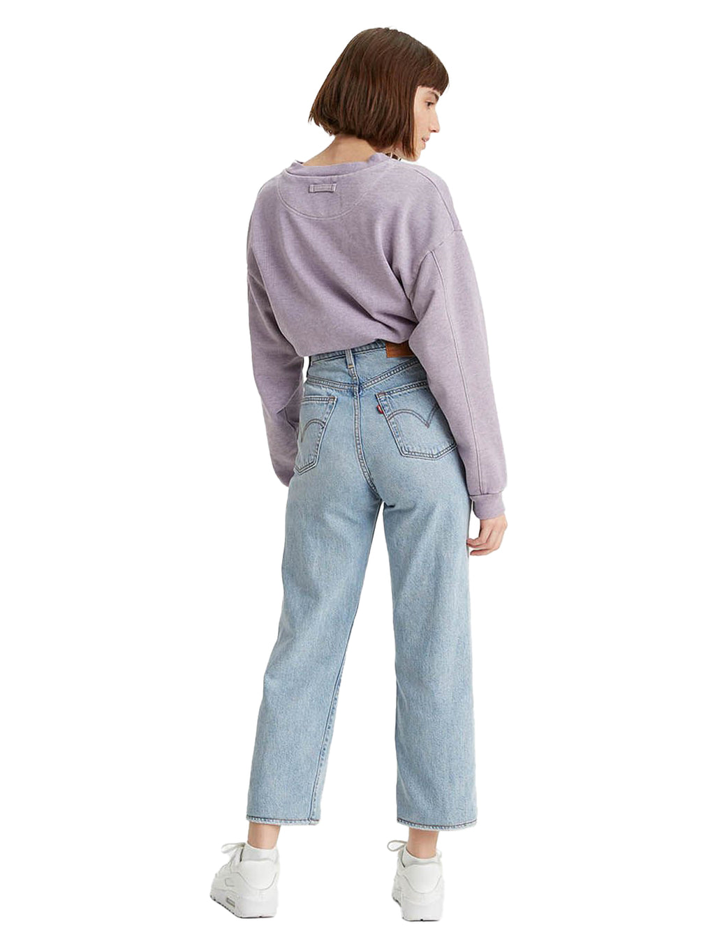 Levi's Womens Ribcage Straight Ankle Jeans (72693-0055) Middle Road