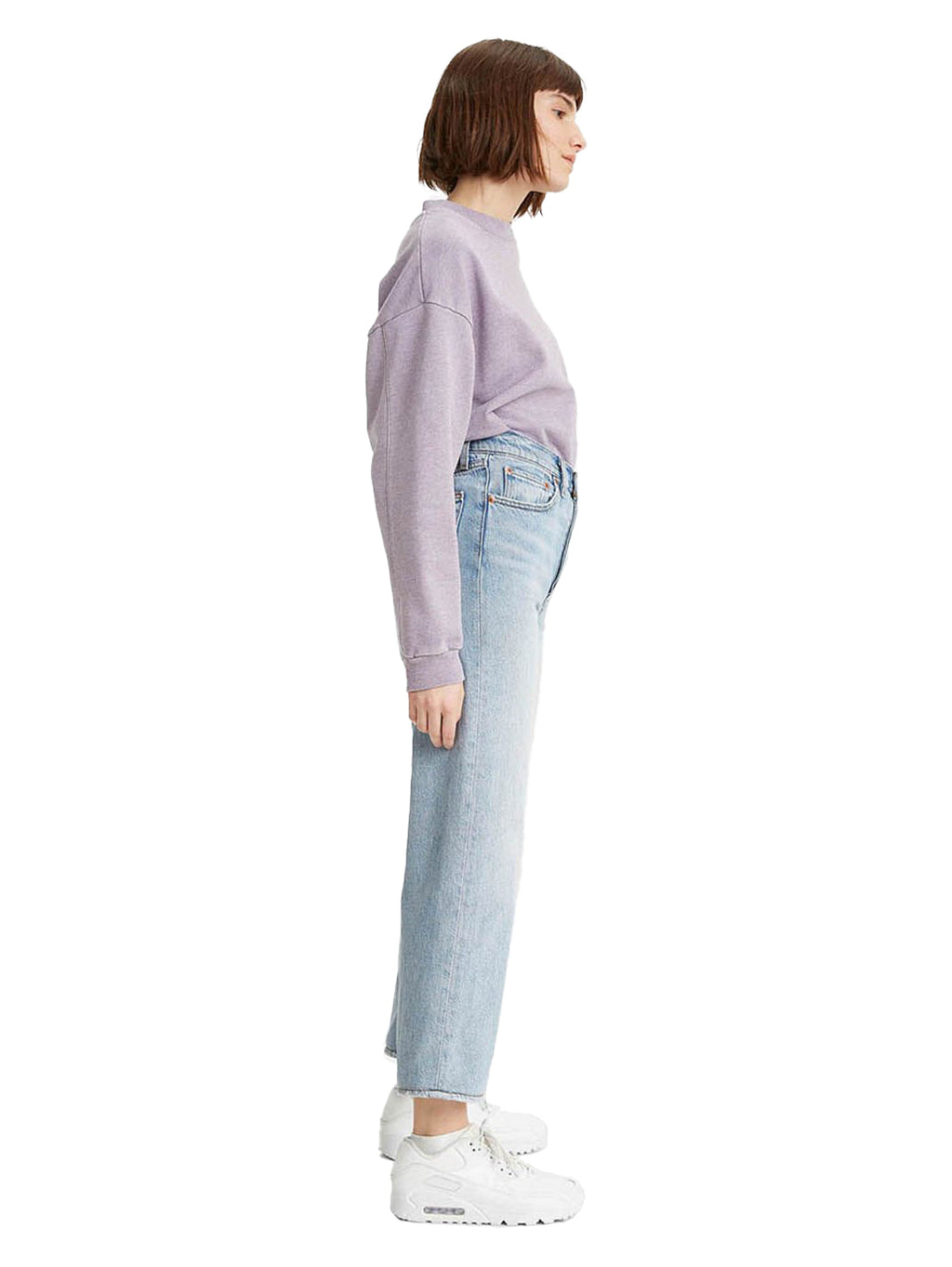 Levi's Womens Ribcage Straight Ankle Jeans (72693-0055) Middle Road