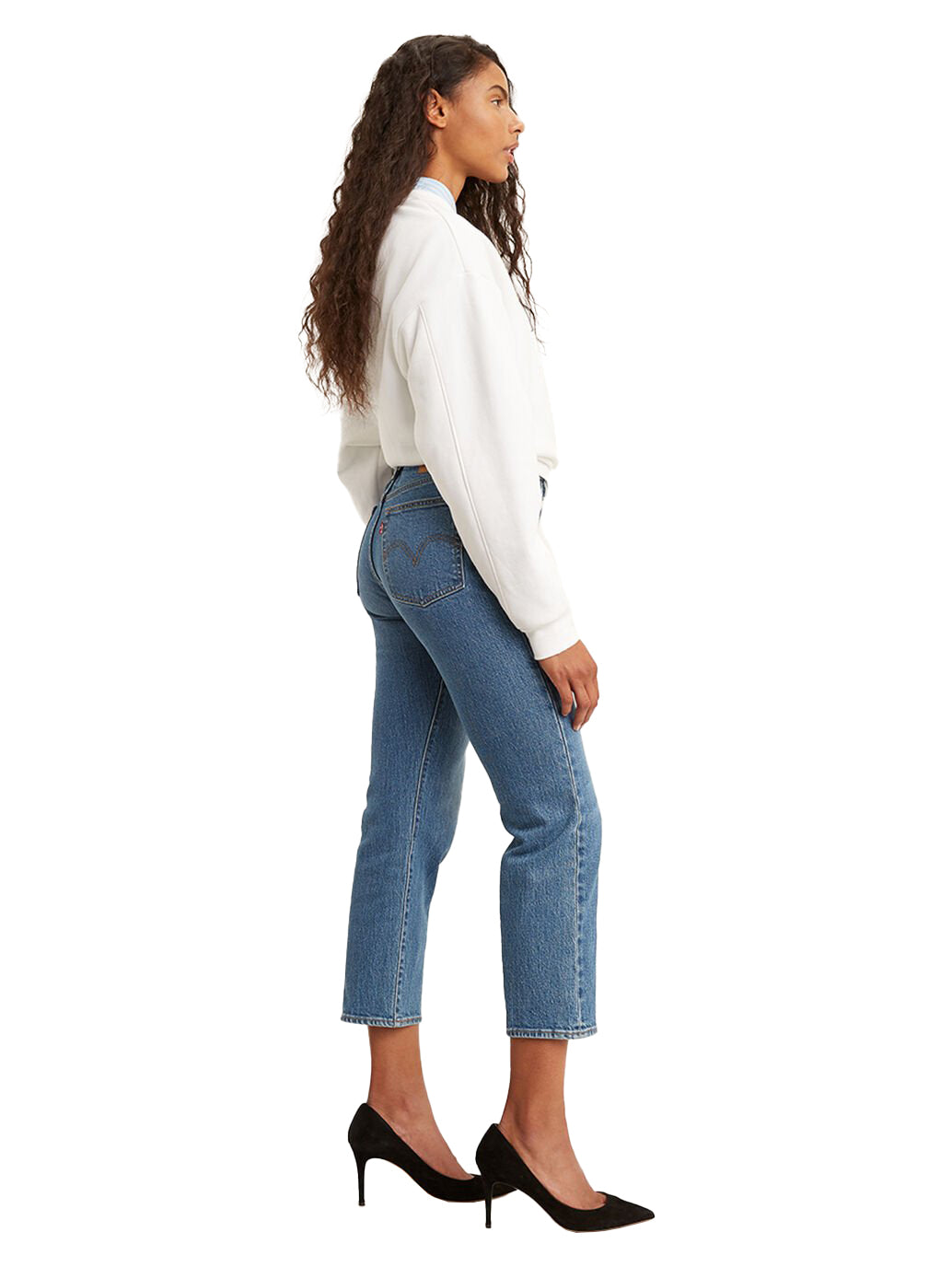 Levi's Womens Wedgie Straight Jeans (34964-0073) Jazz Jive Sound