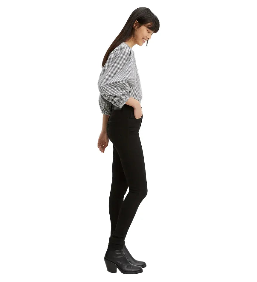 Levi's Womens 720 High Rise Super Skinny Jeans (52797-0022) Black Squared